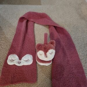 Scarf and earmuffs